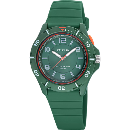Orologio CALYPSO SWEET TIM Uomo Gomma Verde Militare _K5857-4