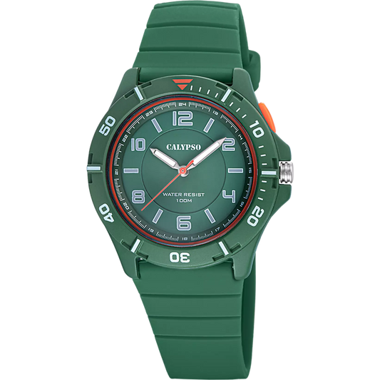 Orologio CALYPSO SWEET TIM Uomo Gomma Verde Militare _K5857-4