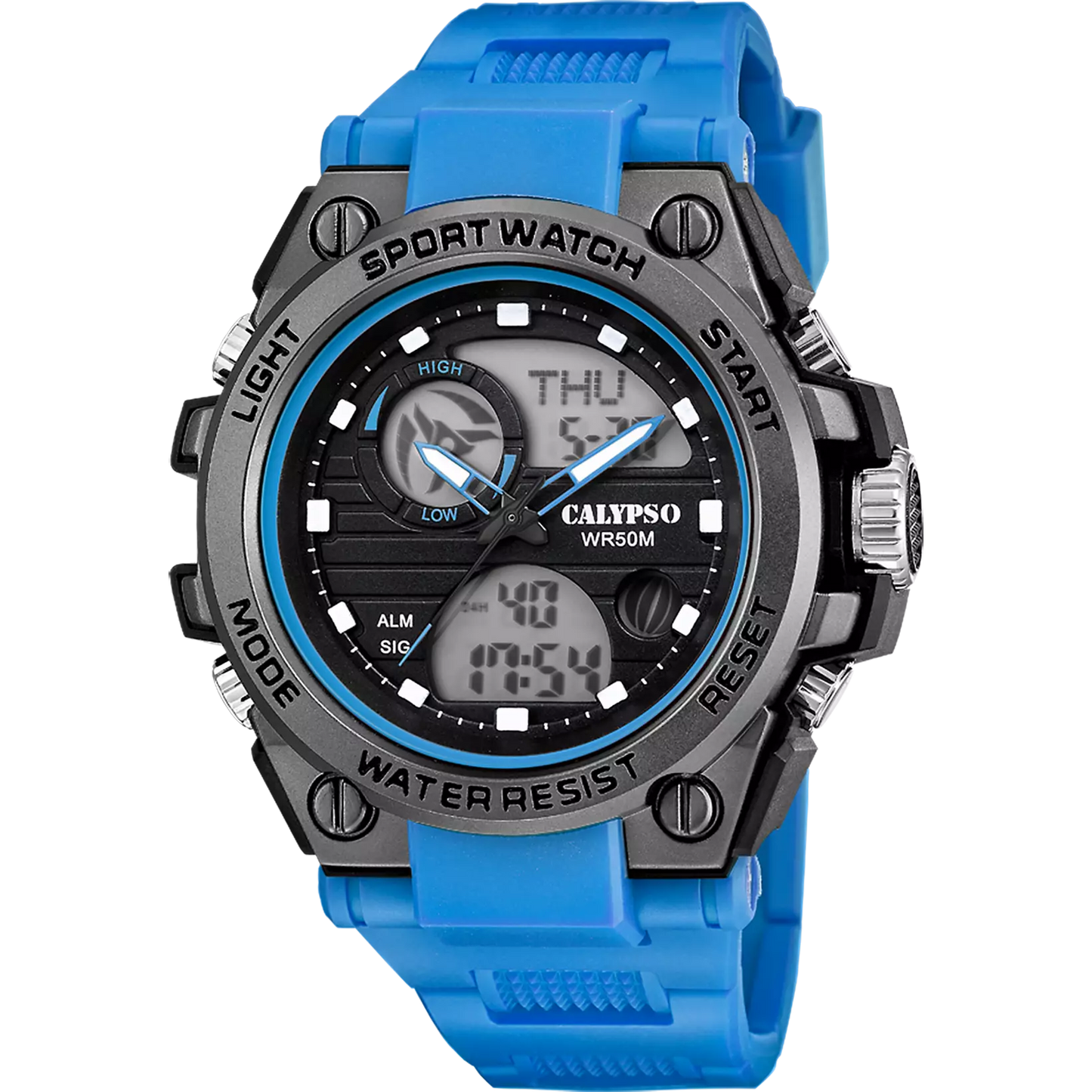 Orologio CALYPSO Uomo Analogico-Digitale Gomma Blu _K5875-1