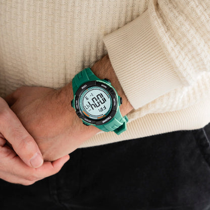 CALYPSO Herren Analog-Digital Uhr mit Polycarbonatgehäuse und blauem Armband _K5854-1 
