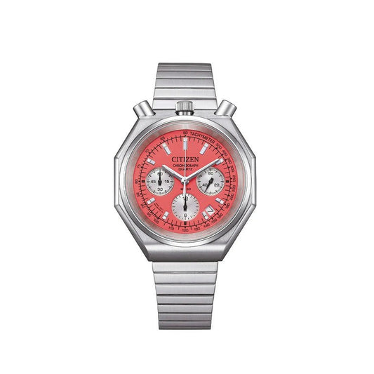 Orologio Citizen Tsuno Crono Quarzo Uomo Acciaio Rosso _AN3700-89Z