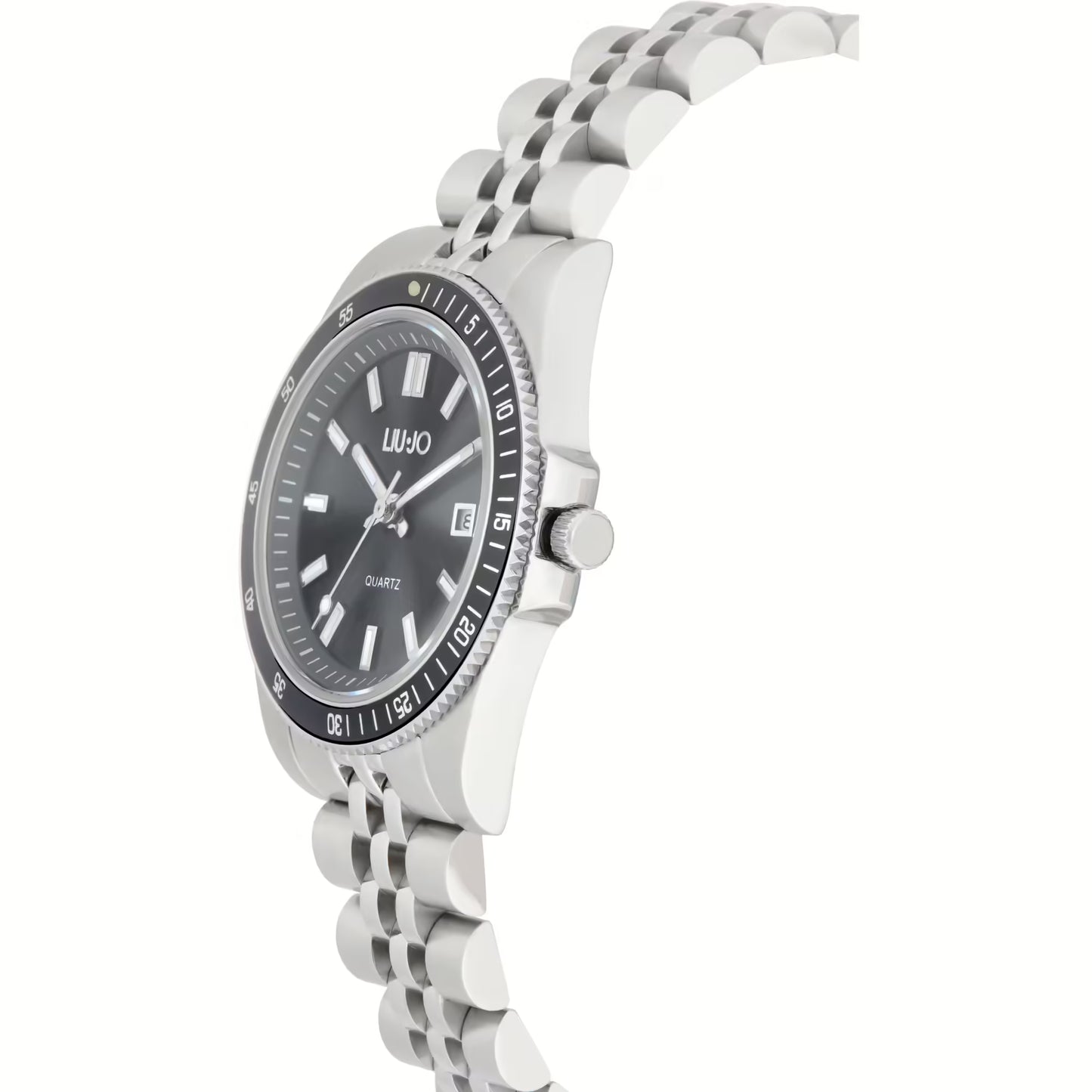 Orologio Donna Liu Jo Company Lady Acciaio Silver Quadrante Nero _TLJ2400