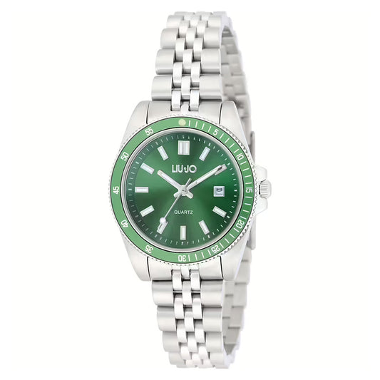 Orologio Donna Liu Jo Company Lady Acciaio Silver Quadrante Verde _TLJ2402