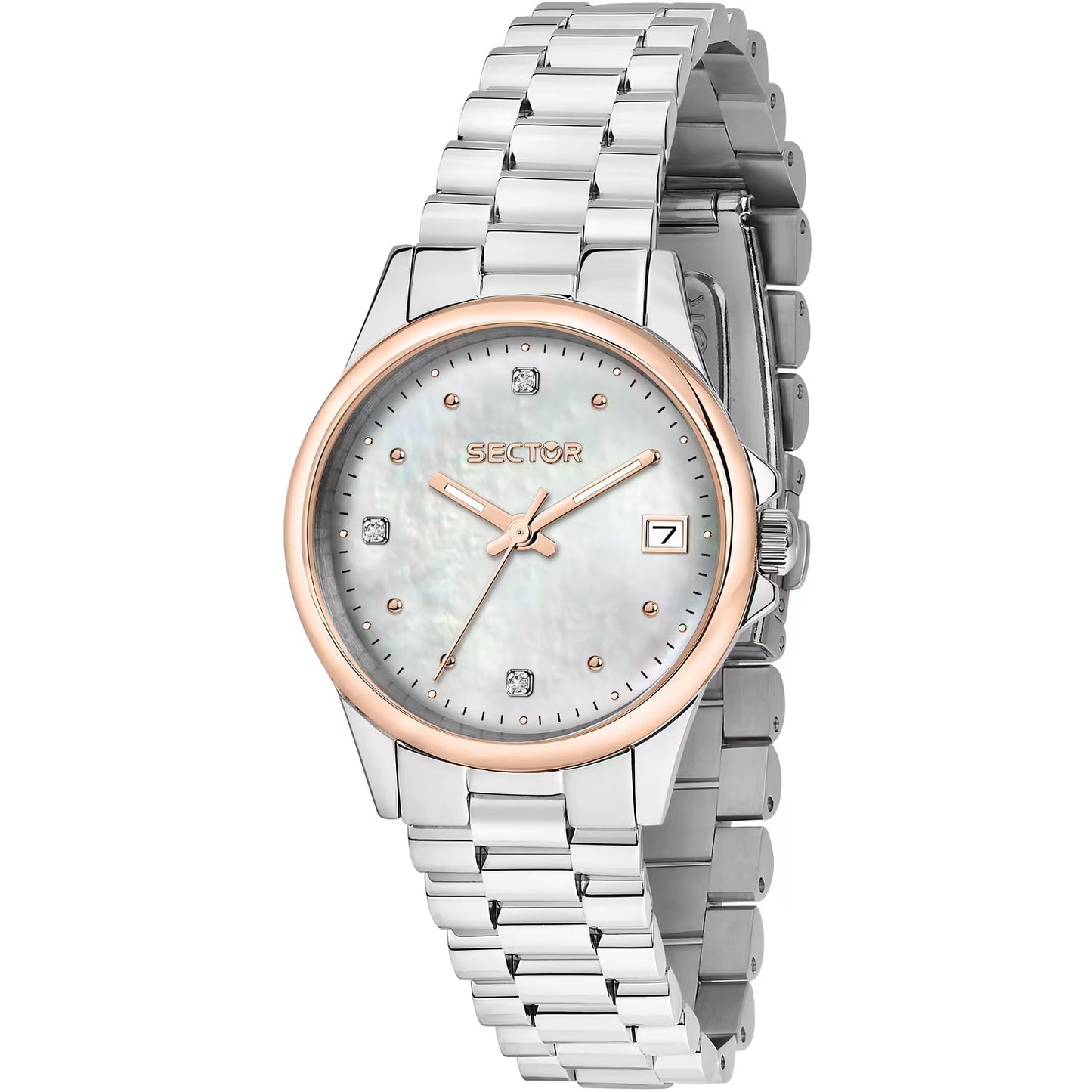 Orologio Sector Donna Acciaio Silver Quadr. Madreperla _R3253161540