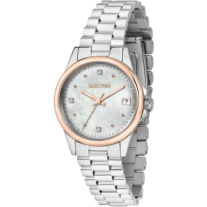 Orologio Sector Donna Acciaio Silver Quadr. Madreperla _R3253161540
