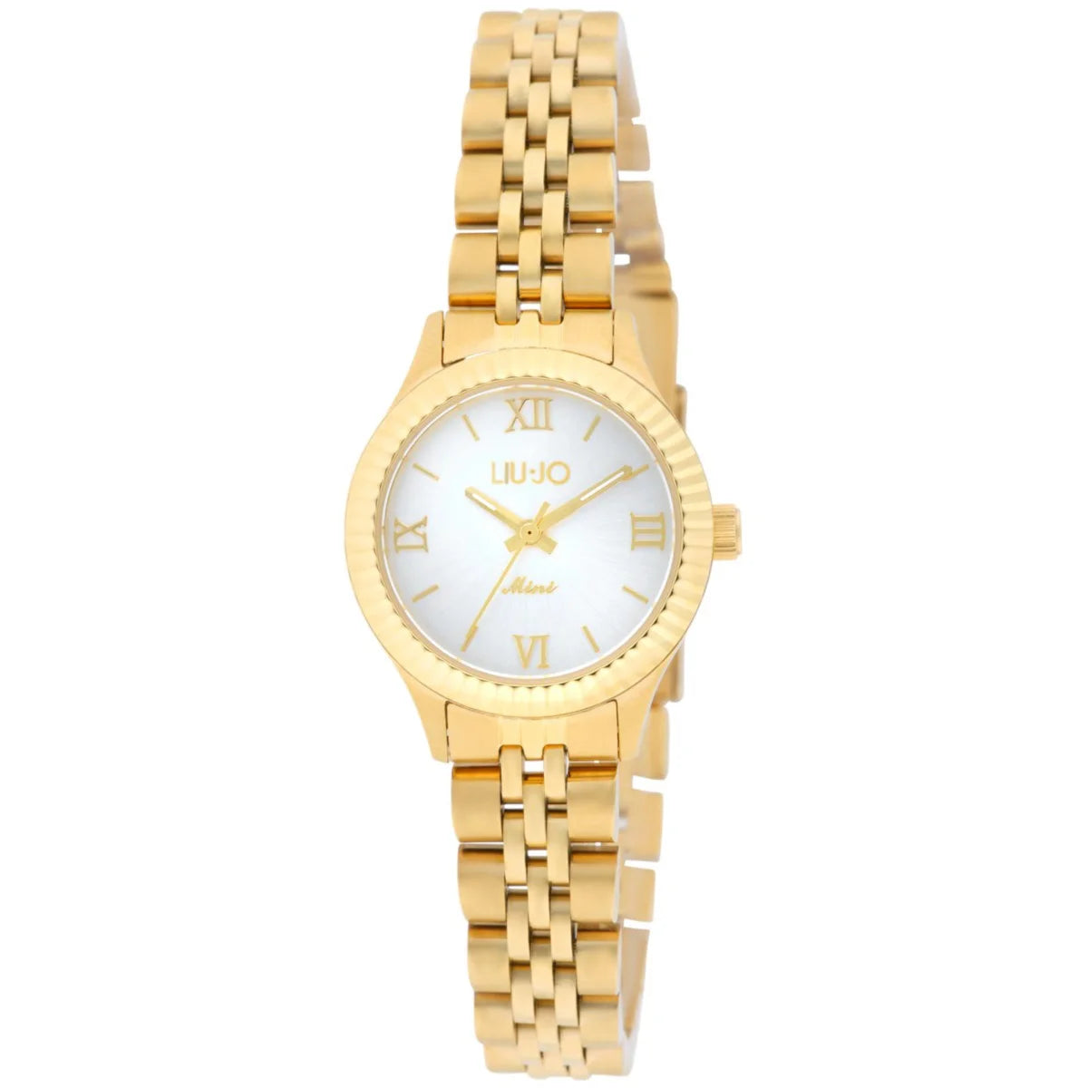 Orologio Liu Jo Casual Tessia Donna Acciaio Gold Quadrante Silver _TLJ2645