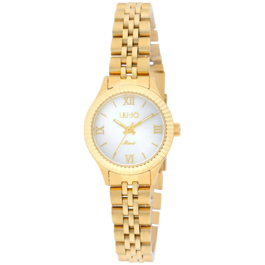 Orologio Liu Jo Casual Tessia Donna Acciaio Gold Quadrante Silver _TLJ2645