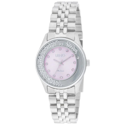 Orologio Liu Jo Dancing Elvy Donna Acciaio Silver Quadr. Rosa _TLJ2663