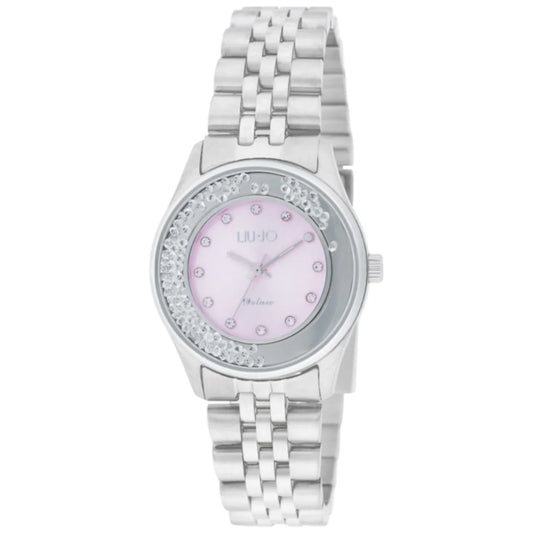 Orologio Liu Jo Dancing Elvy Donna Acciaio Silver Quadr. Rosa _TLJ2663