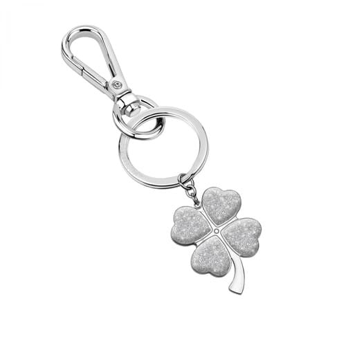 Portachiavi Morellato Lucky Unisex Acciaio Quadrifoglio Glitter _SD7164