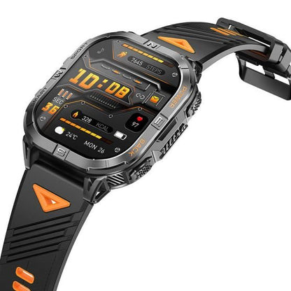 Smarty 2.0 Unisex-Digital-Smartwatch mit schwarzem Silikonarmband _SW070A 