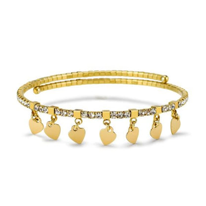 Boccadamo Damen-Armband aus versilberter Bronze mit Zirkonia-Pavé _KBR030 