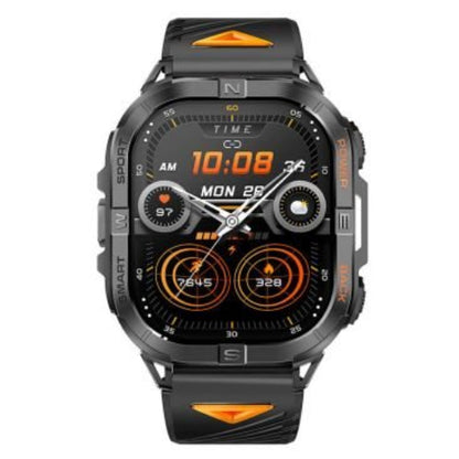 Smarty 2.0 Unisex-Digital-Smartwatch mit schwarzem Silikonarmband _SW070A 