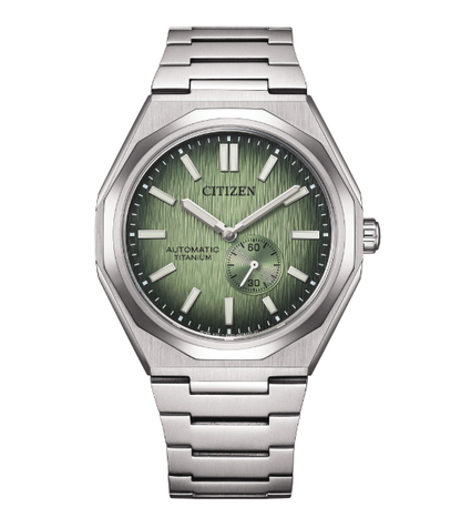 Orologio Citizen Zenshin 60 Uomo Automatico Titanio Verde _NK5020-58X