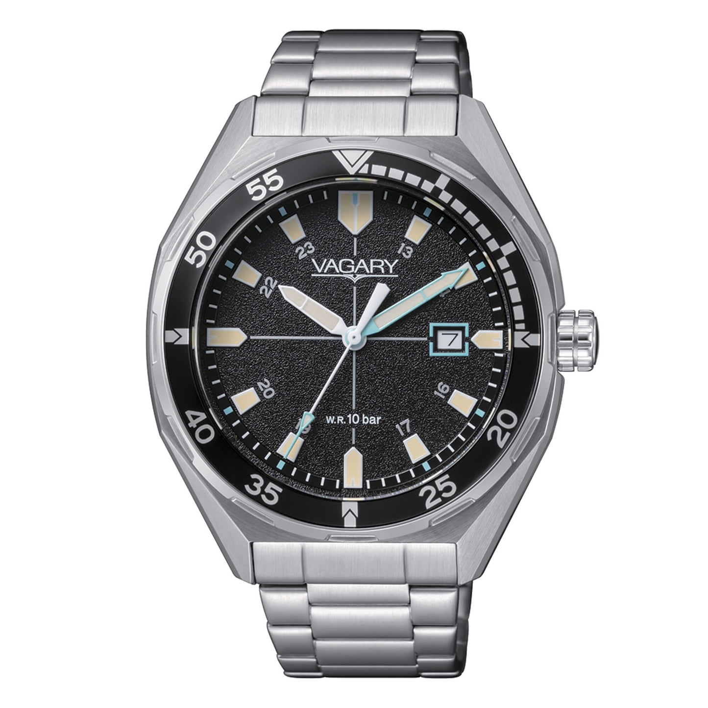 Citizen Chronograph Quarz Stahl Grün Uhr CA4486-82X 