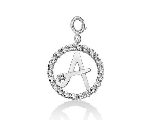 „A“-Anhänger Damen-Kollektion „MILUNA White Topaz Letters“ – PFD857-A