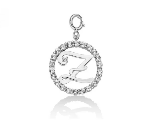 „Z“-Anhänger für Damen, MILUNA White Topaz Letters-Kollektion – PFD857-Z